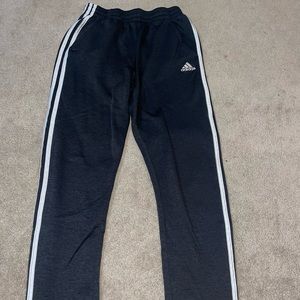HEATHER GRAY ADIDAS PANTS